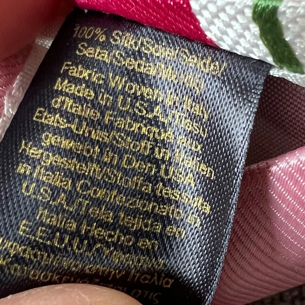 NWT Brooks Brothers Pink Striped Silk Tie Regular